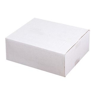 320x250x120 mm einwellige Kartons weiß