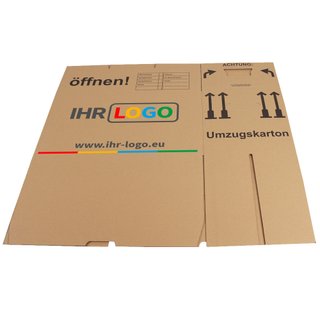 Umzugskartons mit Digitaldruck 665x370x390 mm - MyFly 2-seitig bedruckt (zwei grten gegenber liegende Seiten)