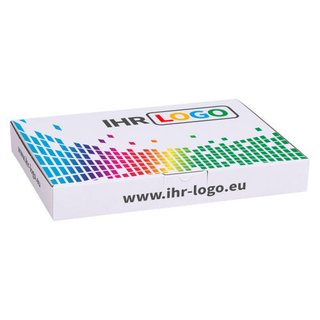Maxibriefkarton mit Digitaldruck 320x225x50 mm - Weiß