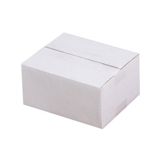 150x150x80 mm einwellige Kartons weiß
