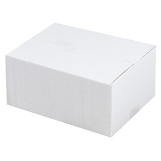 Faltkarton 300x200x150 mm - 1-wellig - Weiß